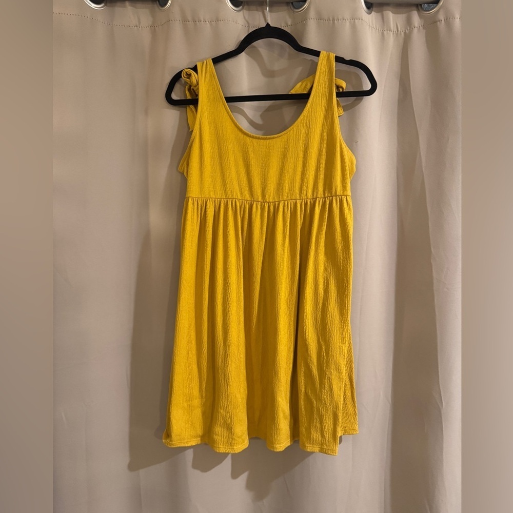 Wild Fable Mustard Textured Dress